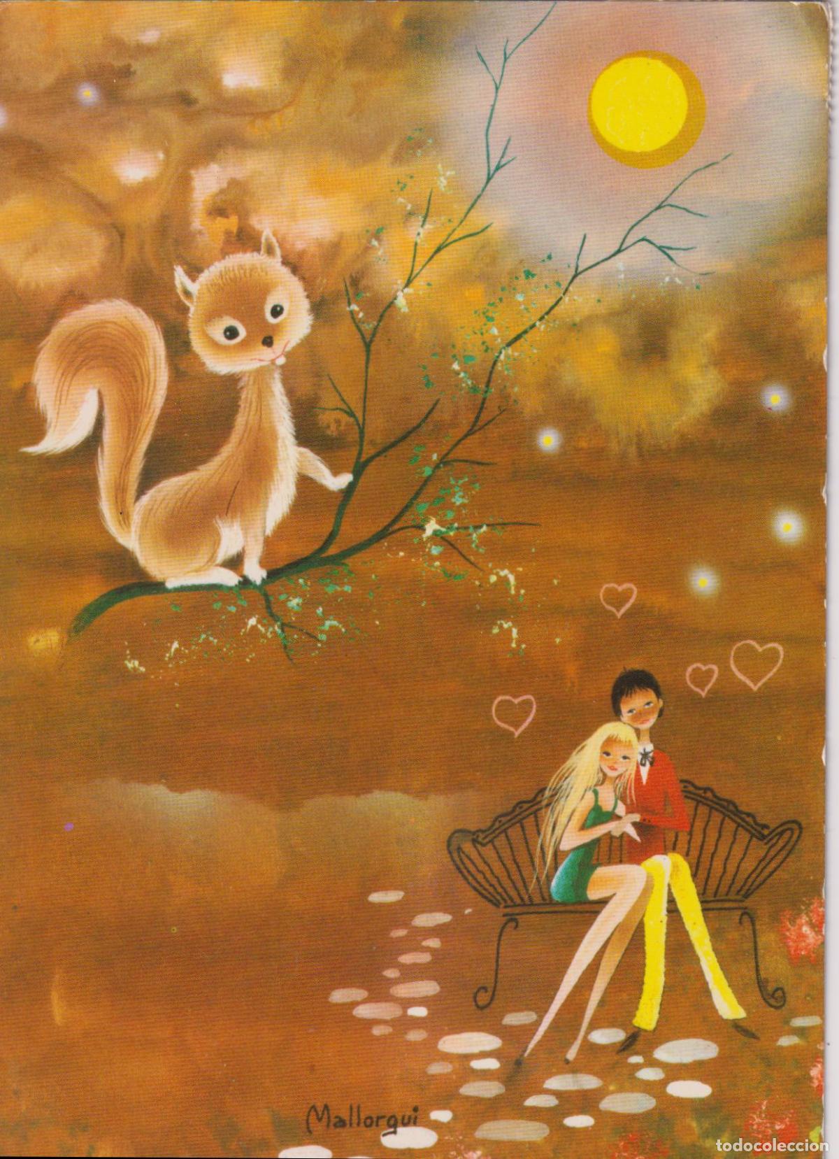 Postales: ILUSTRADOR: MALLORGUI, ENAMORADOS &ndash; COLECCI&Oacute;N PERLA 122/1 &ndash; CIRCULADA
