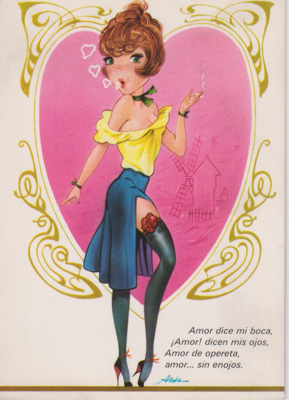 Postales: ILUSTRADOR: AIDA, AMOR DE OPERETA &ndash; COLECCION PERLA N&ordm;119/1 &ndash; S/C