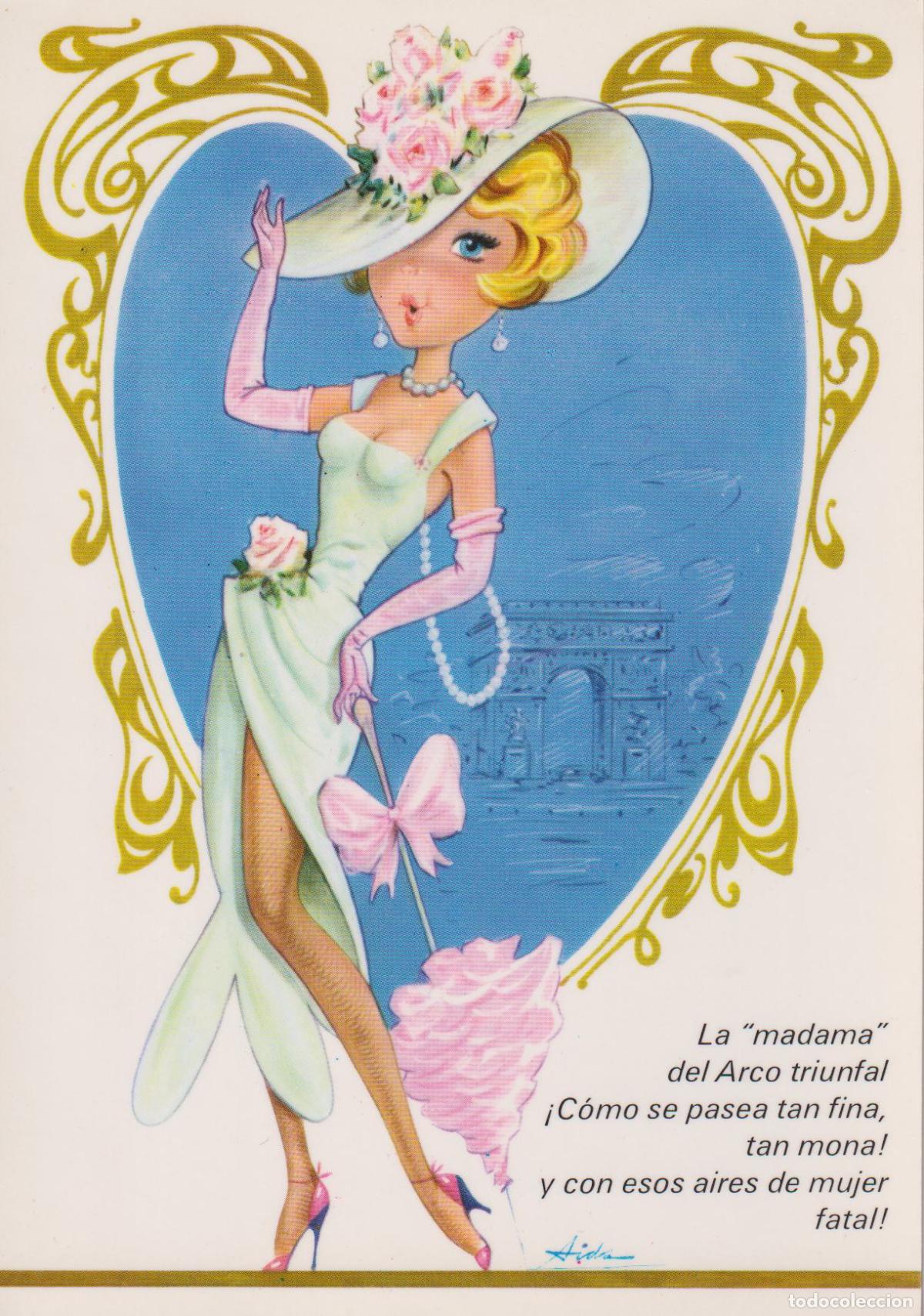 Postales: ILUSTRADOR: AIDA, LA MADAMA &ndash; COLECCION PERLA N&ordm;119/3 &ndash; S/C