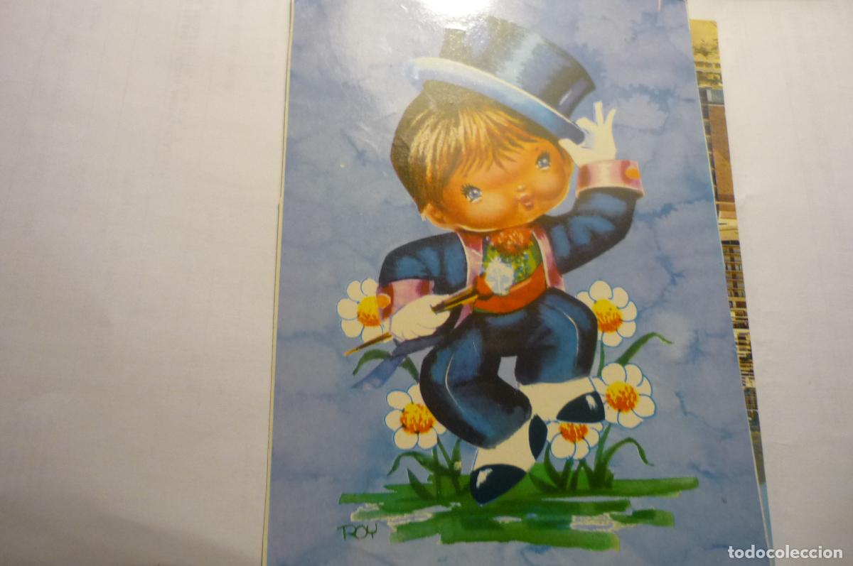 Postales: postal dibujo poy ni&ntilde;o bailarin escrita