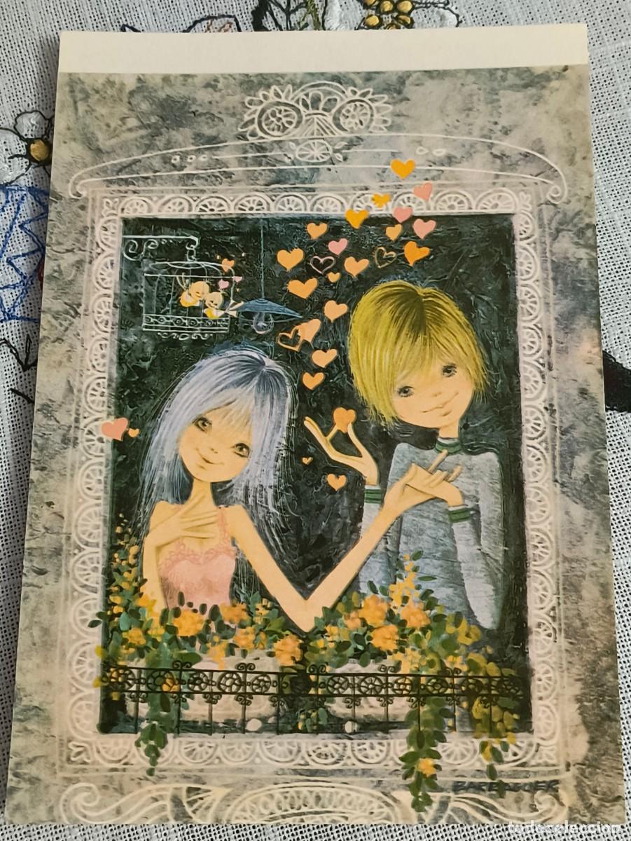 Postales: POSTAL ADHESIVA | PAREJA DE ENAMORADOS