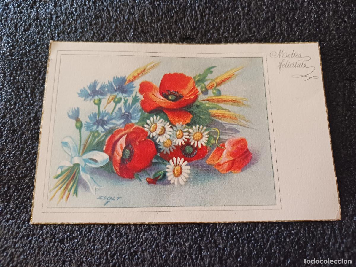 Postales: moltes felicitats, ed. artigas, il. zsolt, escrita