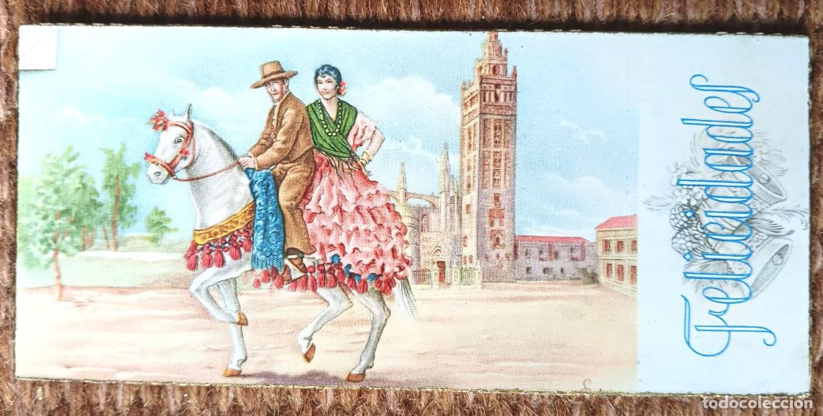 Postales: TARJETA DE FELICITACION DE ONOMASTICA - SEVILLA