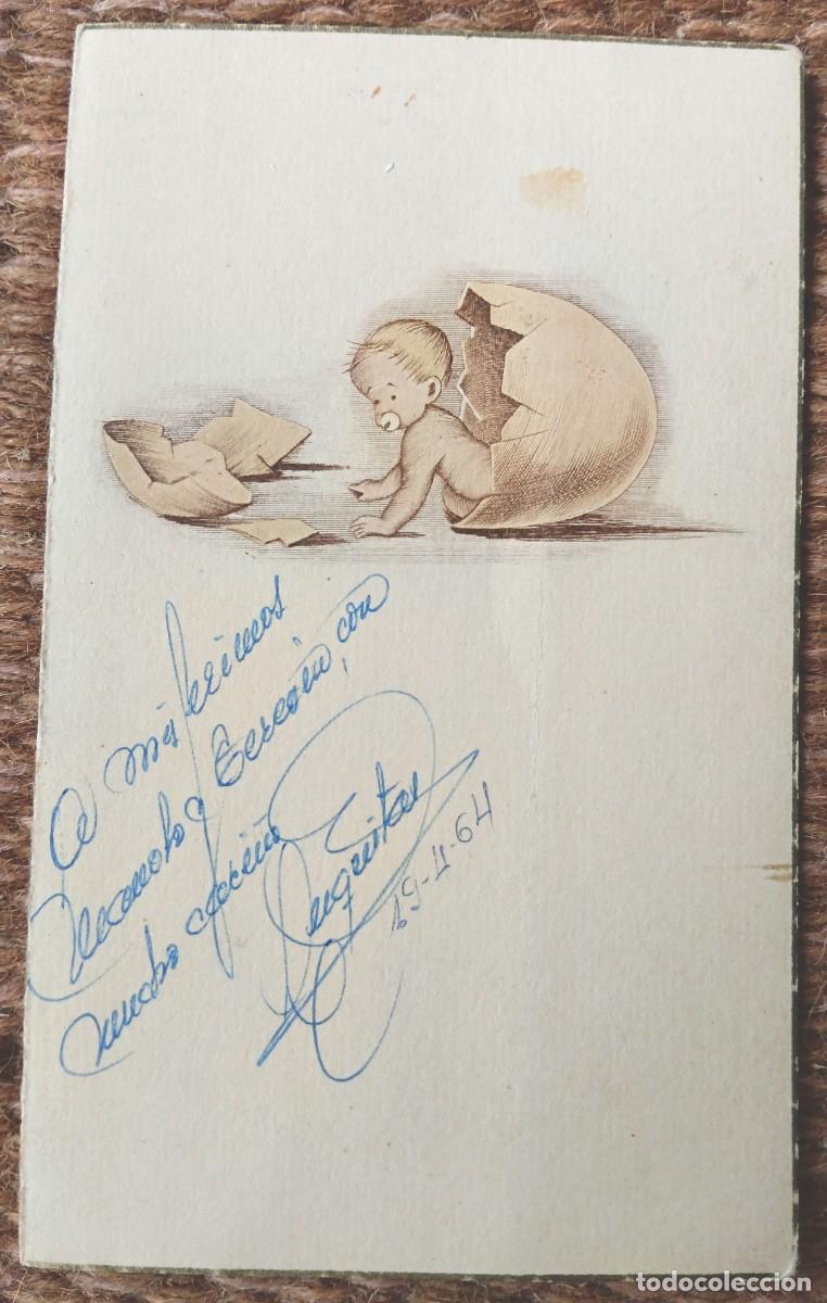 Postales: TARJETA DE NATALICIO 1964