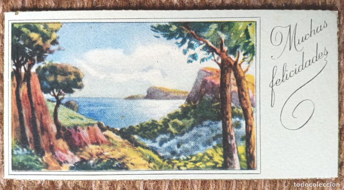 Postales: TARJETA DE FELICITACION DE ONOMASTICA CON PAISAJE