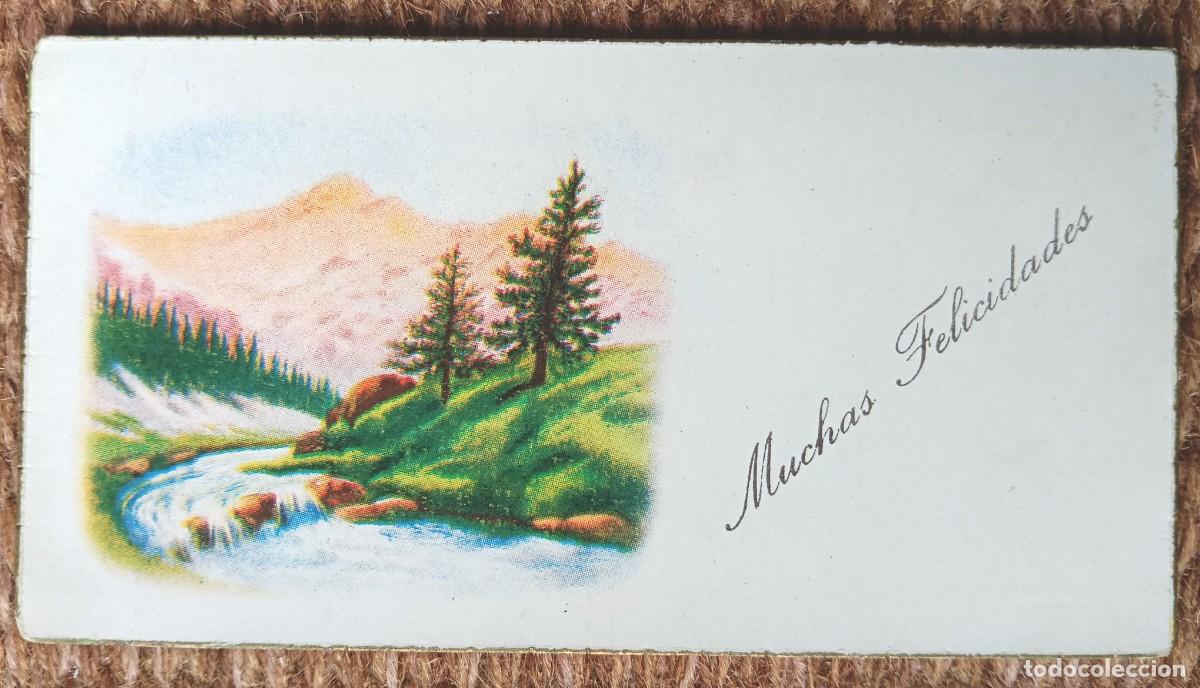 Postales: TARJETA DE FELICITACION DE ONOMASTICA CON PAISAJE