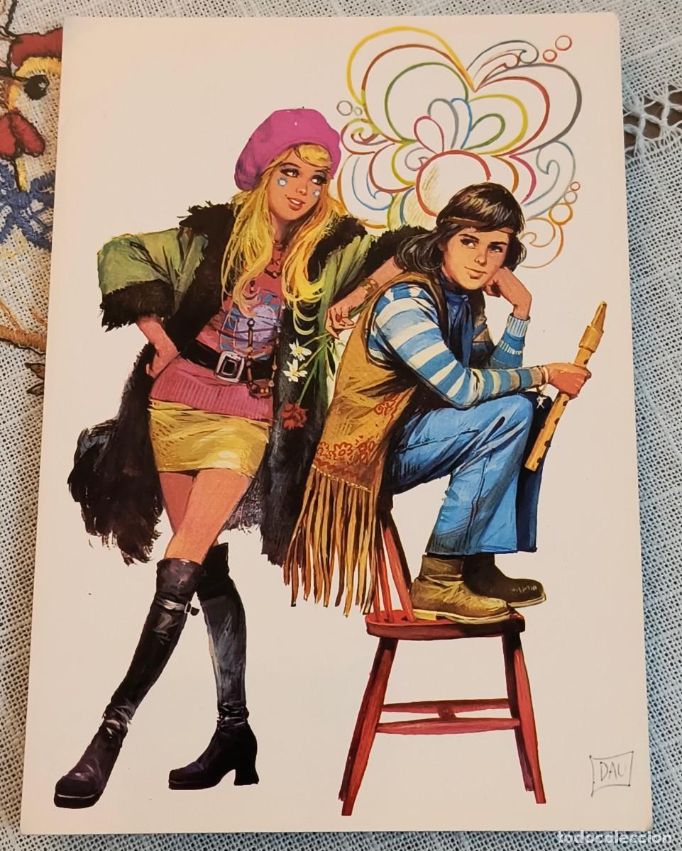 Postales: POSTAL | PAREJA HIPPIE - COLECCI&Oacute;N PERLA 139/2