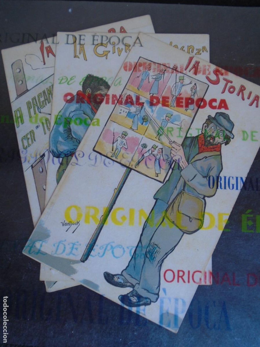 Postales: (PS-80373)LOTE DE 3 POSTALES ILUSTRADAS