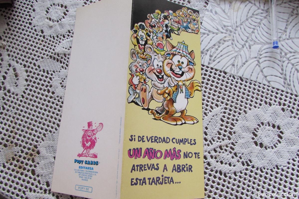 Postales: POSTAL DIPTICA DE FELICITACION. POPY CARDS 66 ESCRITA
