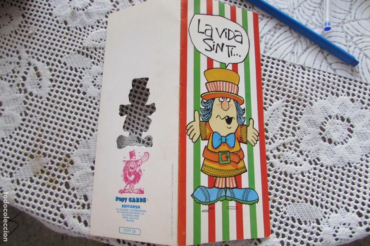 Postales: Tarjeta de felicitacion de cumplea&ntilde;os Popy Cards. POPY 58 ESCRITA