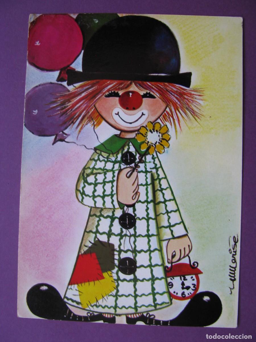 Postales: POSTAL DE IL. MARISE. PAYASO. EUROCROMO SERIE 1195/4.