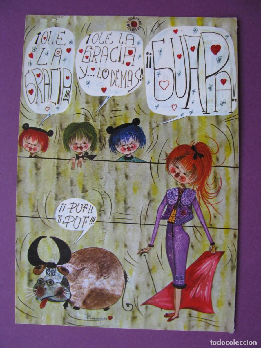 Postales: POSTAL DE IL. PIEDRABUENA. SERIE DIBUJOS ALEGORICOS. N&ordm; D-12. ED. FABREGAT.