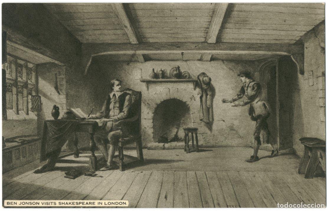 Postales: 13 Postales Life of Shakespeare_Raphael Tuck. Illustr. Charles Cattermole