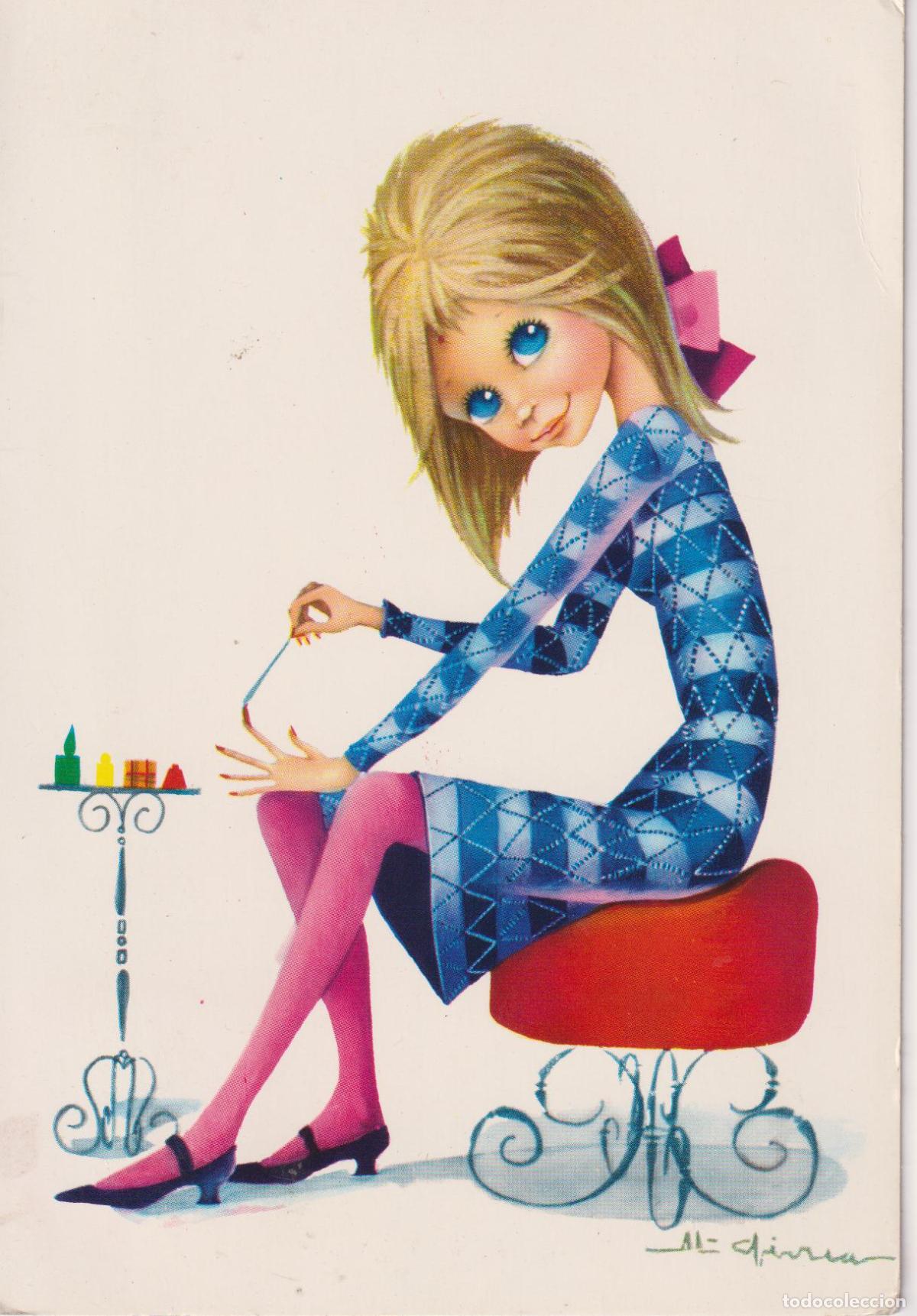 Postales: ILUSTRADOR: M&ordf; GLORIA, MANICURA &ndash; EDITA CyZ 6694 &ndash; CIRCULADA