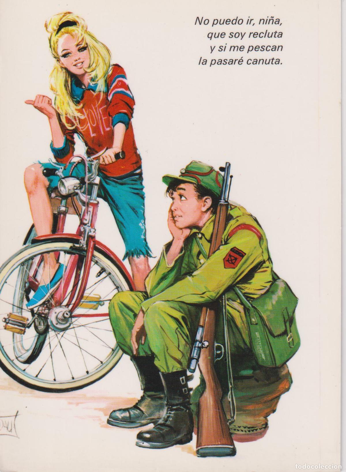 Postales: ILUSTRADOR: DAU, EL SOLDADO RECLUTA &ndash; COLECCION PERLA &ndash; S/C