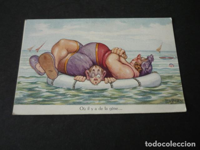 Postales: PAREJA EN LA PLAYA POSTAL