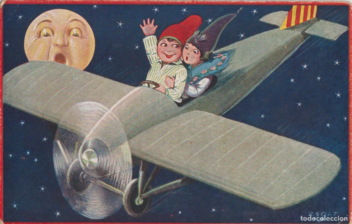 Postales: ILUSTRADOR: ZSOLF, IDILI NOCTURN - EDICIONES VICTORIA N&ordm;1512 - ESCRITA
