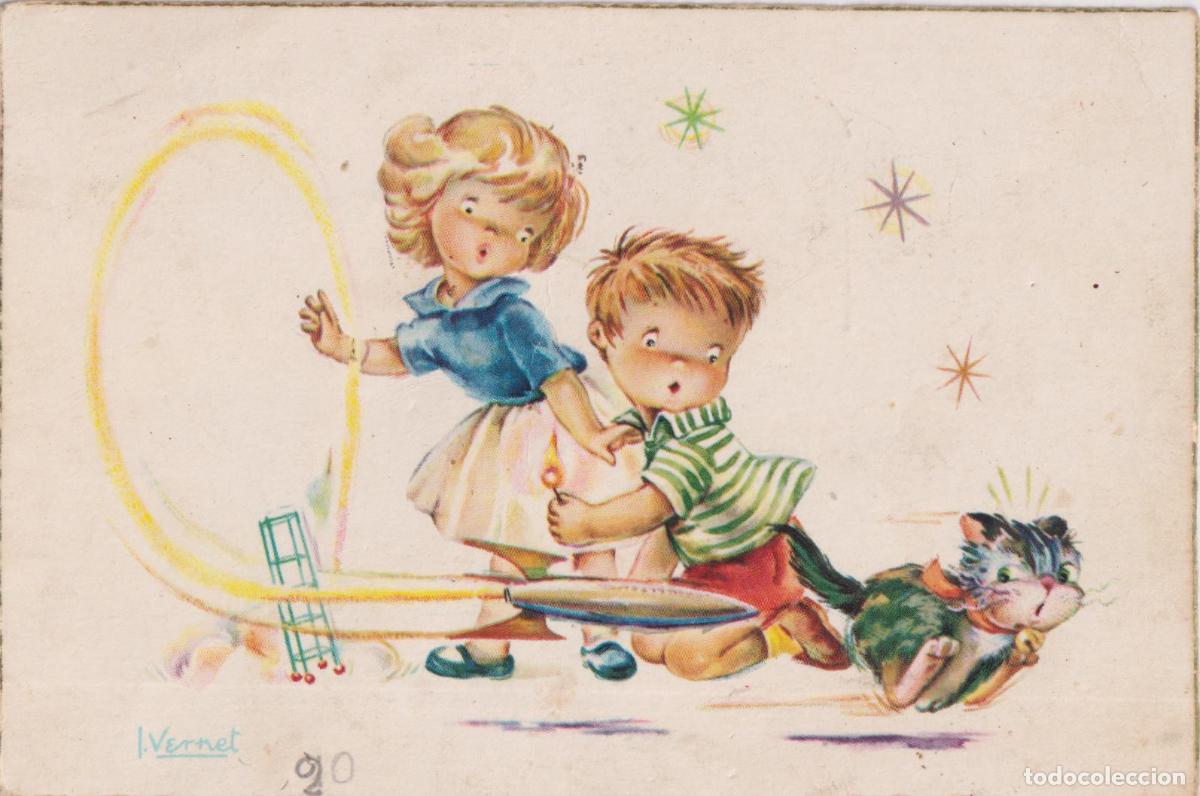 Postales: ILUSTRADOR: IVERNET, SORPRESA - EDITA CyZ 533/B - ESCRITA 1962