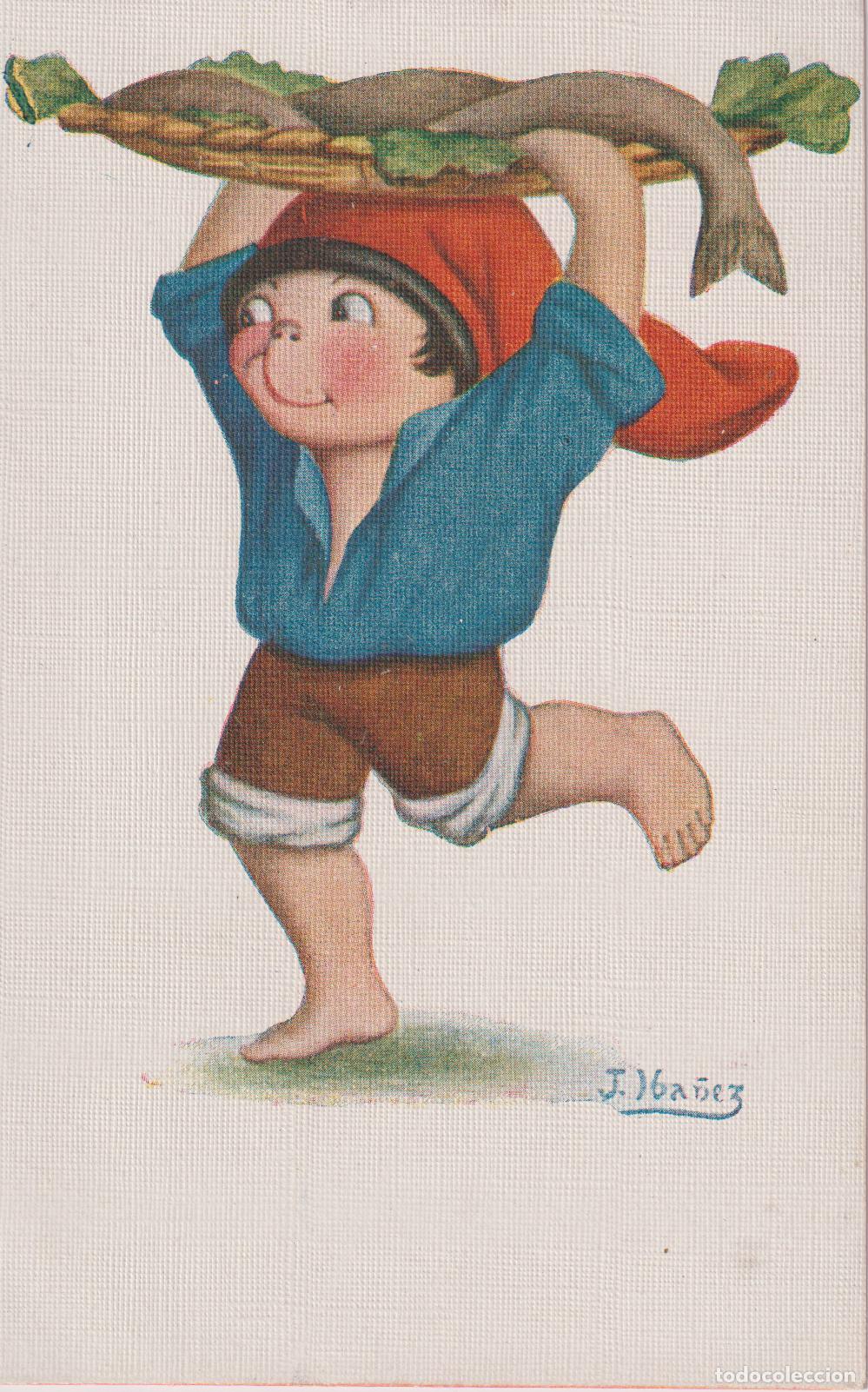 Postais: ILUSTRADOR: J.IBA&Ntilde;EZ, PEIXATER - EDICIONES VICTORIA N&ordm;418 - ESCRITA