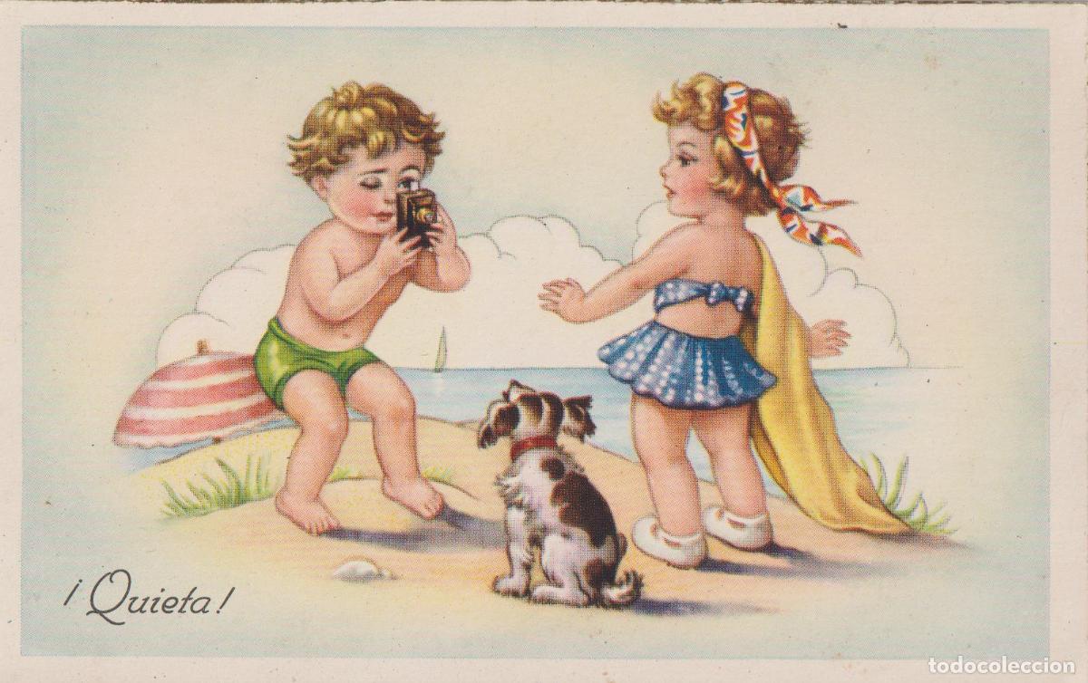 Postales: ILUSTRADOR: ALAIN, &iexcl;QUIETA! - EDITA CyZ 818 - ESCRITA 1954