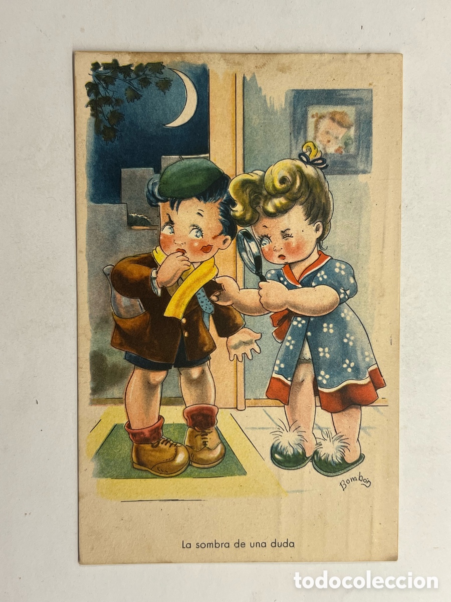 Postales: DIBUJOS Y CARICATURAS Postal ilustrada por Bombon. Editorial Artigas. Serie 84 San Feliu de Guixols