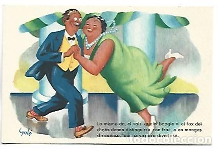 Postales: LO MISMO DA, EL VALS QUE EL BOOGIE........(ILUSTRACION DE SOL&Eacute;)