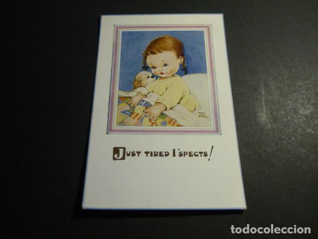 Postales: NI&Ntilde;A LLORANDO POSTAL COMICA ILUSTRADA