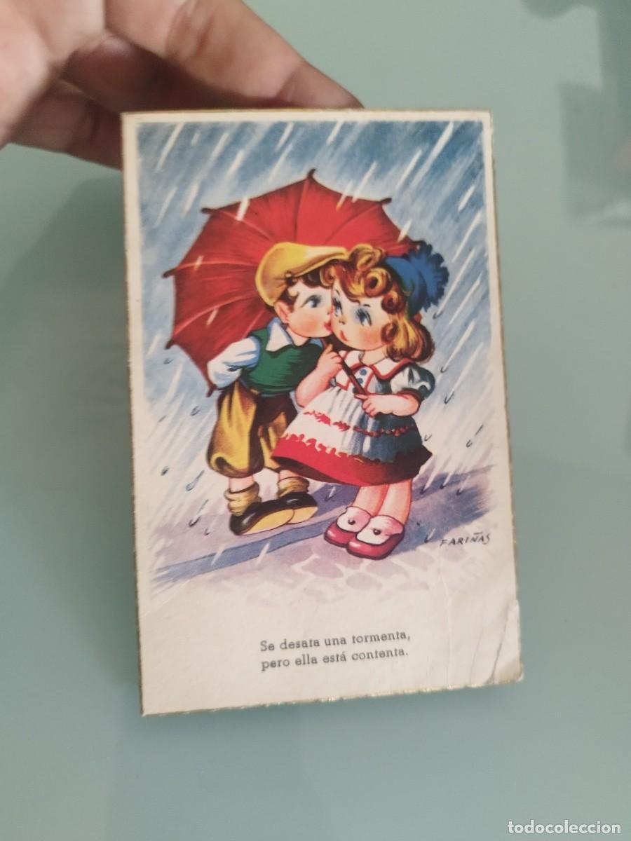 Postales: Antigua Tarjeta postal Se desata una tormenta. Fari&ntilde;as. 1959. Postal. Escrita por detr&aacute;s.