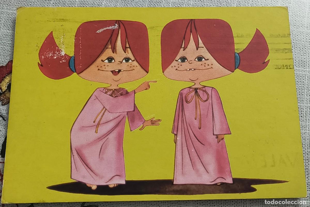 Postales: POSTAL | LICIA Y TICIA - LOS TELEVICENTES / CINE ARTE 1975