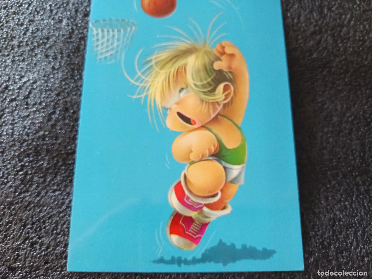Postales: NI&Ntilde;O JUGANDO A BALONCESTO IL. ASUNCI&Oacute;N GABRIEL CyZ n&ordm; 6666, escrita