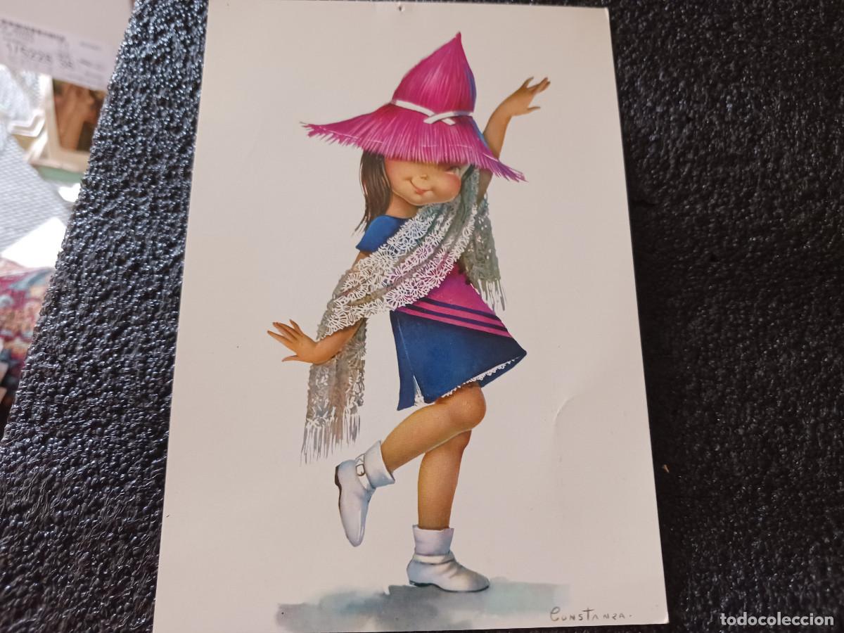 Postales: ni&ntilde;a con sombrero, il. constanza, cyz 6602