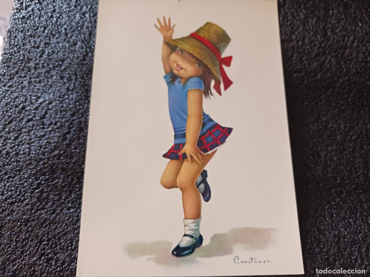 Postales: ni&ntilde;a con sombrero, il. constanza, cyz 6602