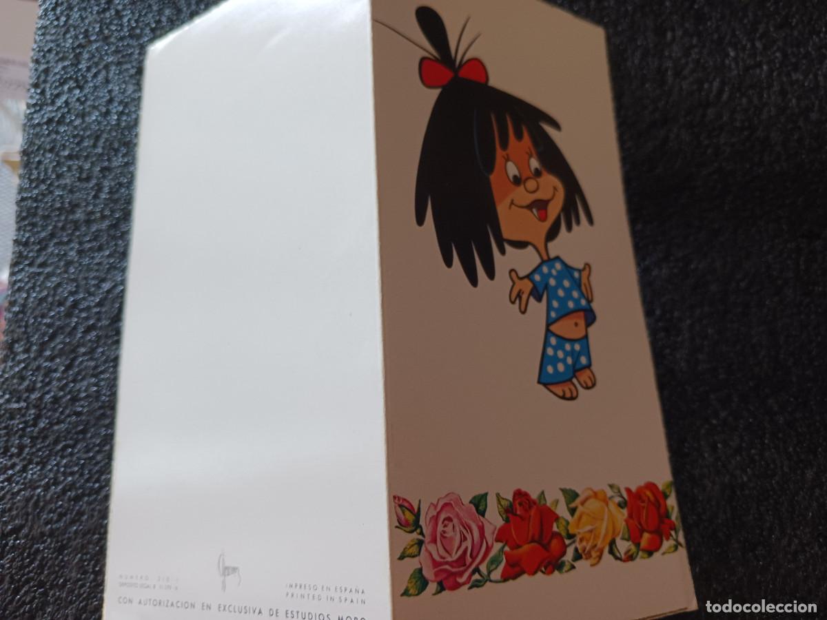 Postales: diptico de Cleo, de la familia telerin, con autorizacion de estudios moro, escrita