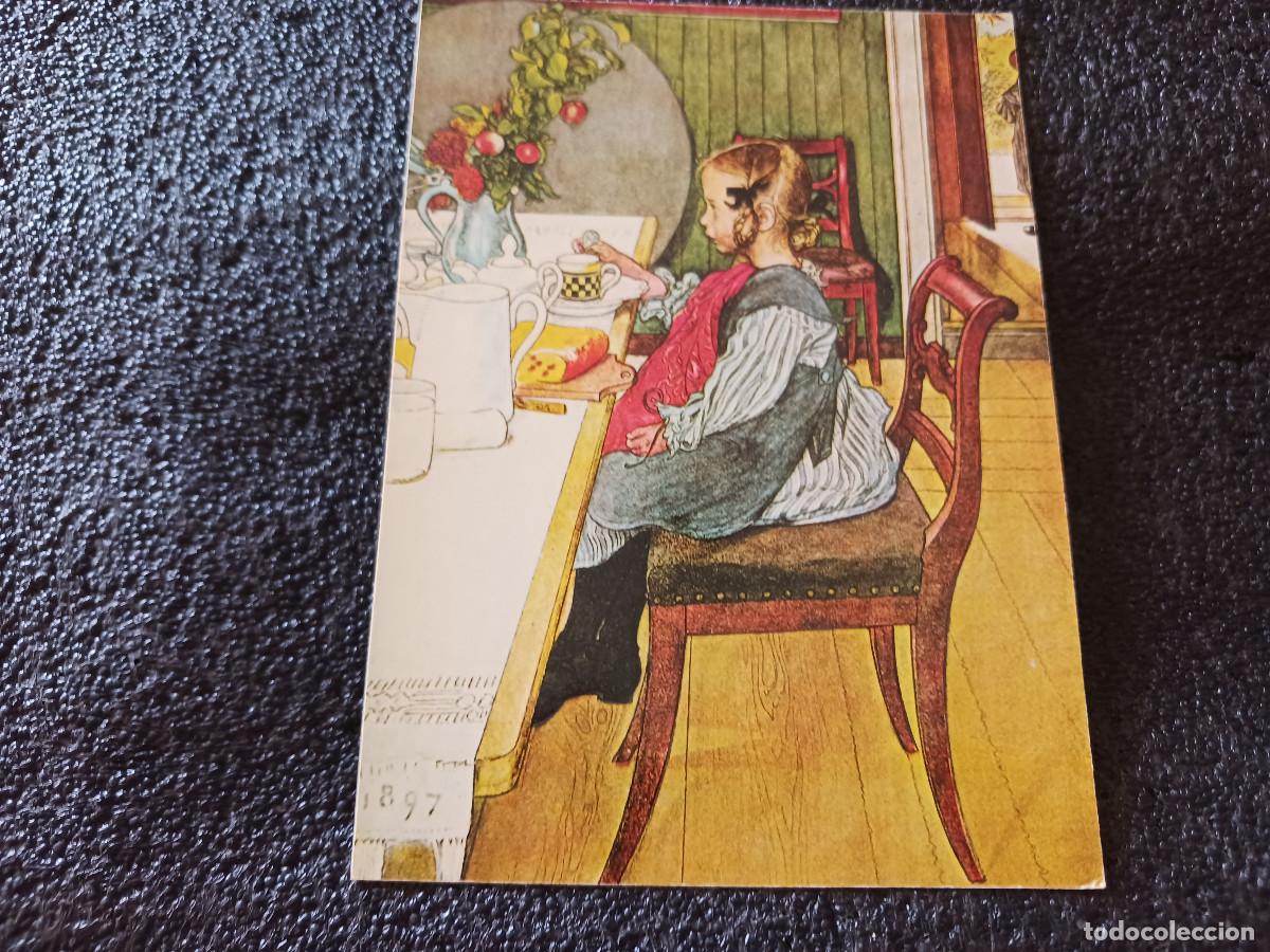 Postales: el sombrio desayuno de la se&ntilde;ora....de carl larsson