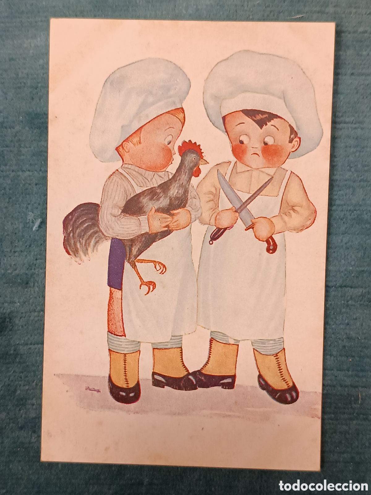 Postales: N&uacute;m. 988. Los cocineros: H. HERTOGS