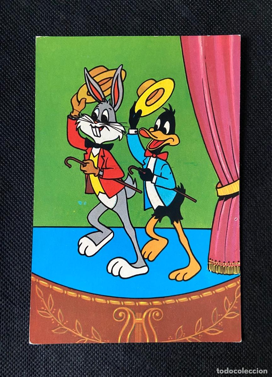 Postales: ANTIGUA POSTAL &ldquo; BUGS BUNNY Y EL PATO LUCAS &ldquo; WARNER BROS TARJE FHER 1965
