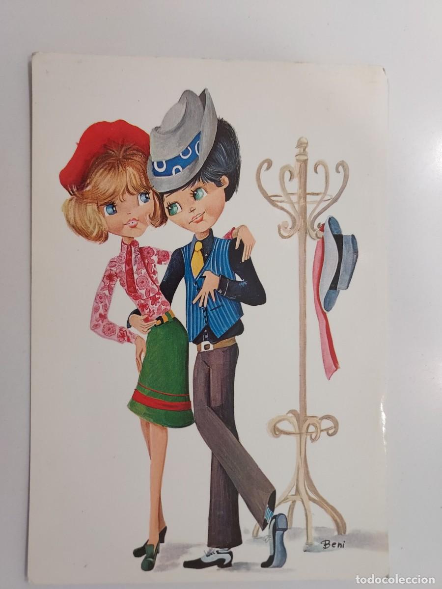 Postales: POSTAL ILUSTRADOR BENI PAREJA ENAMORADOS DANDI PERCHERO. 1968. SIN CIRCULAR. CYZ