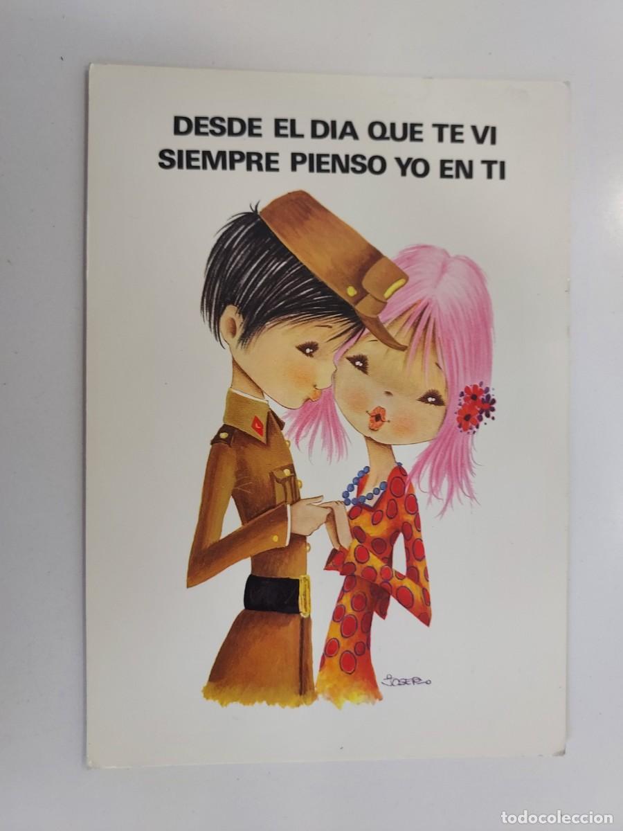 Postales: POSTAL ILUSTRADOR JOSEP MILI PAREJA ENAMORADOS SOLDADO EJERCITO. 1971. SIN CIRCULAR. CYZ. (JOSER)