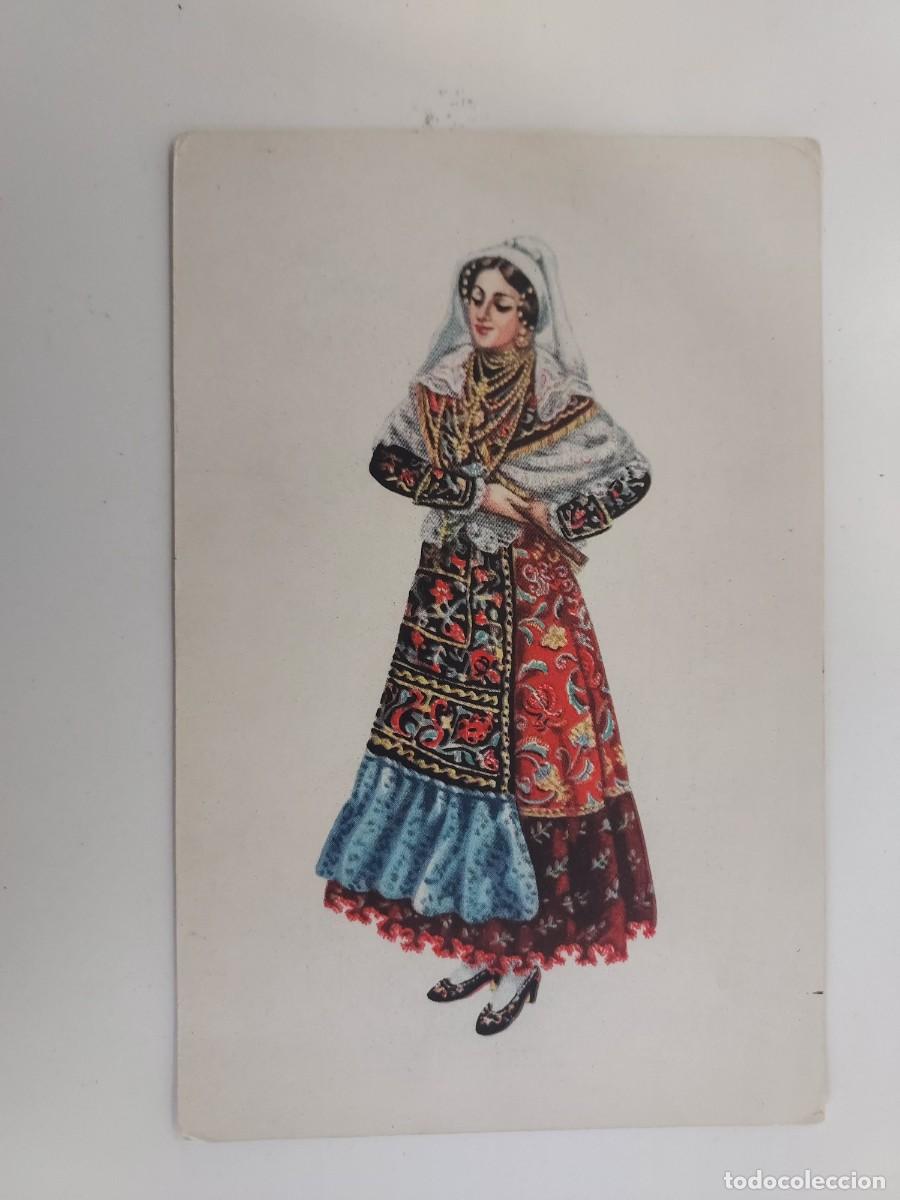 Postales: POSTAL ILUSTRADOR ROSA BENDALA. TRAJE REGIONAL MOZA SALAMANCA. S/C. A&Ntilde;OS 1950