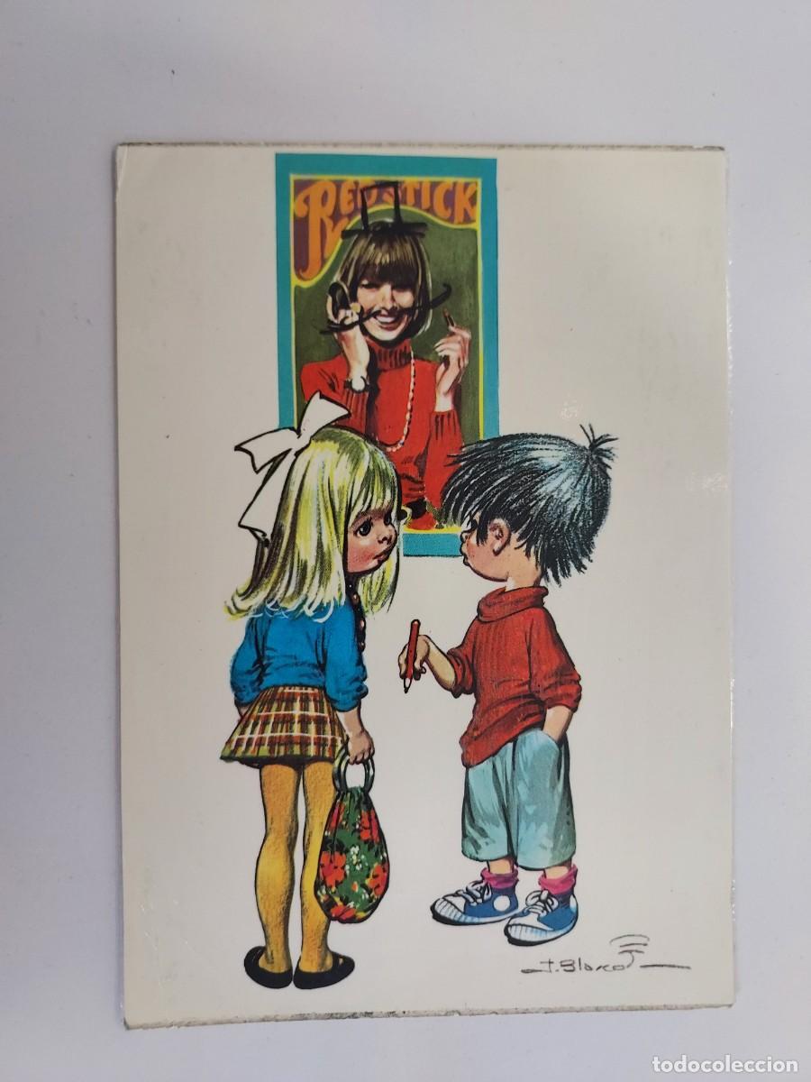 Postales: POSTAL ILUSTRADOR J. BLASCO. PAREJA CHICOS GARABATEANDO. 1969. SJ. S/C