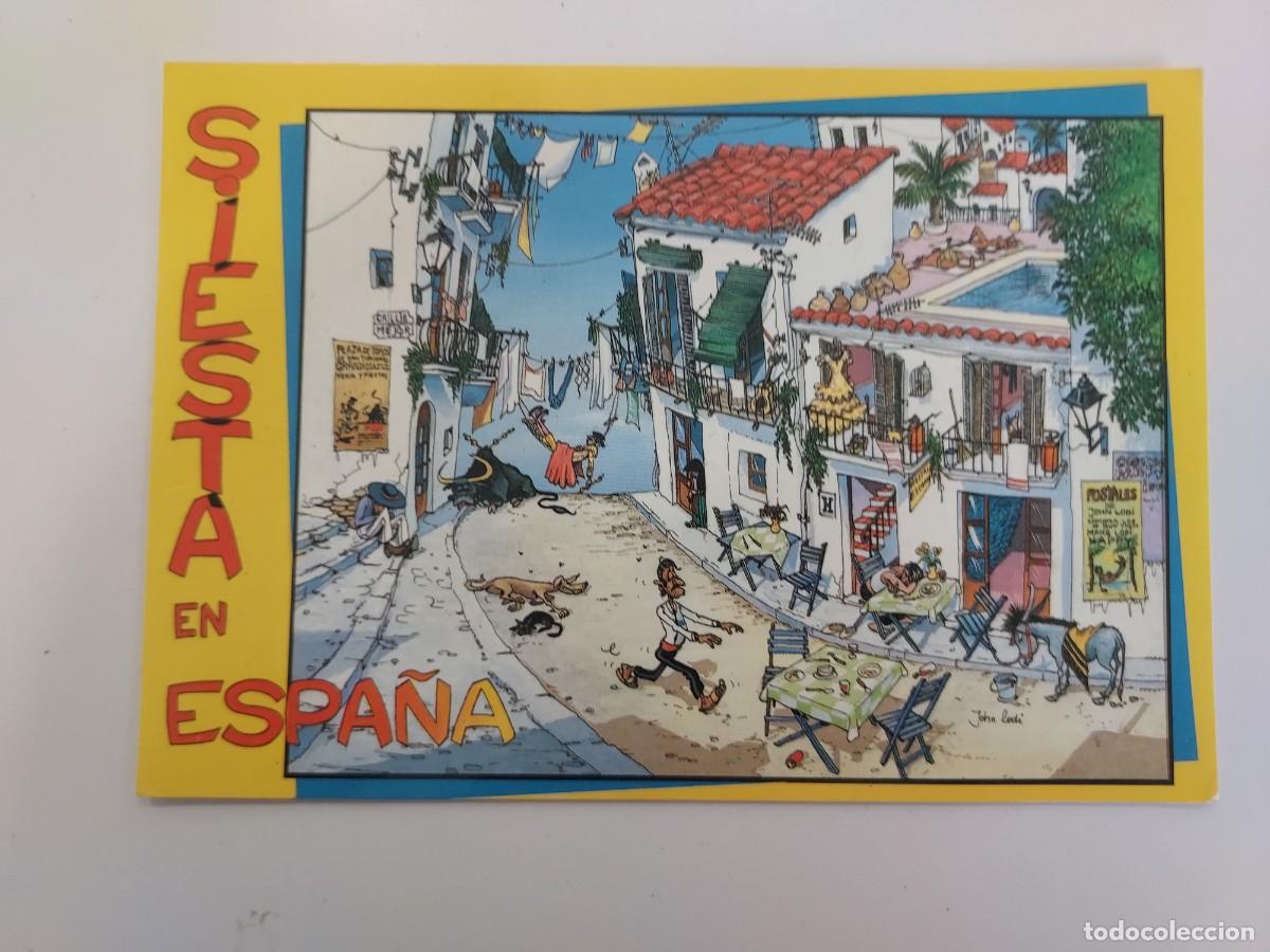 Postales: POSTAL ILUSTRADOR JOHN LODI. SIESTA EN ESPA&Ntilde;A. 1986. S/C. SUNNYPOST