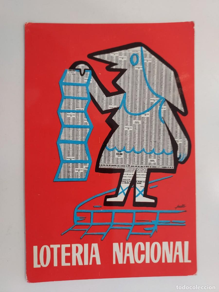 Postales: POSTAL LOTERIA NACIONAL CARTEL PABLO SAN JOSE PREMIO CONCURSO 1962. S/C.