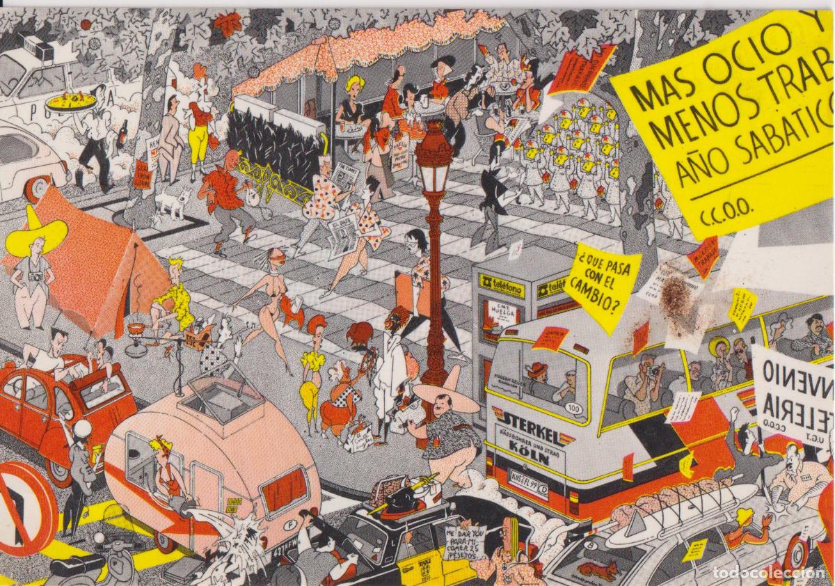Postales: ILUSTRADOR: MANUEL V&Aacute;ZQUEZ GALLEGO - LAS RAMBLAS DE PERET - STAR GRAFIC - S/C