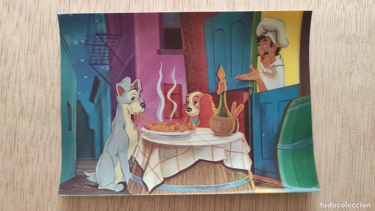 Postales: POSTAL DE DIBUJO LA DAMA Y EL VAGAMUNDO WALT DISNEY