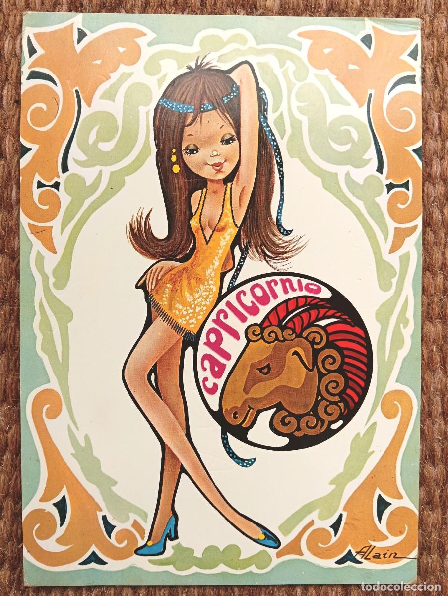 Postales: CAPRICORNIO - ILUSTRACION ALAIN - ED. C Y Z