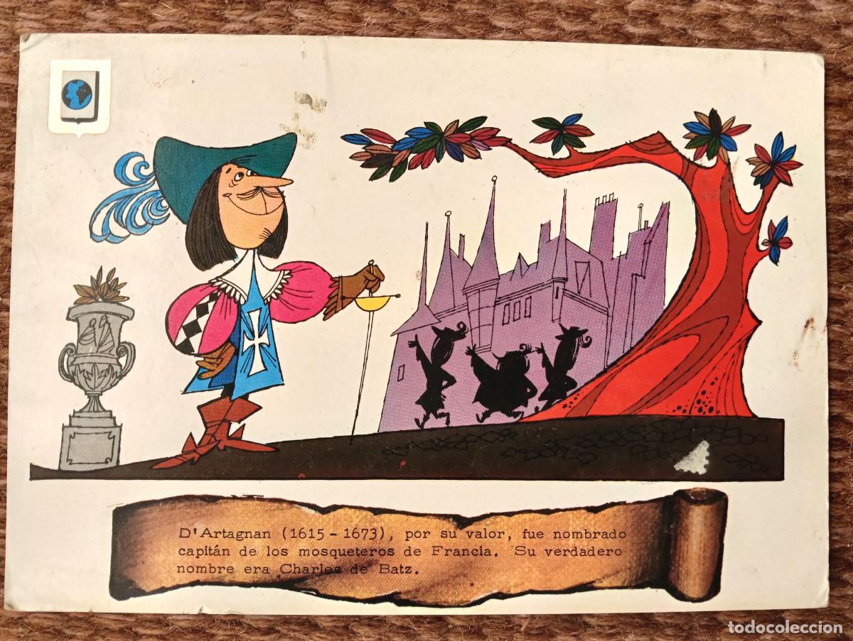Postales: D'ARTAGNAN - MOSQUETERO VALEROSO Y FIERO - ED. PAULINAS