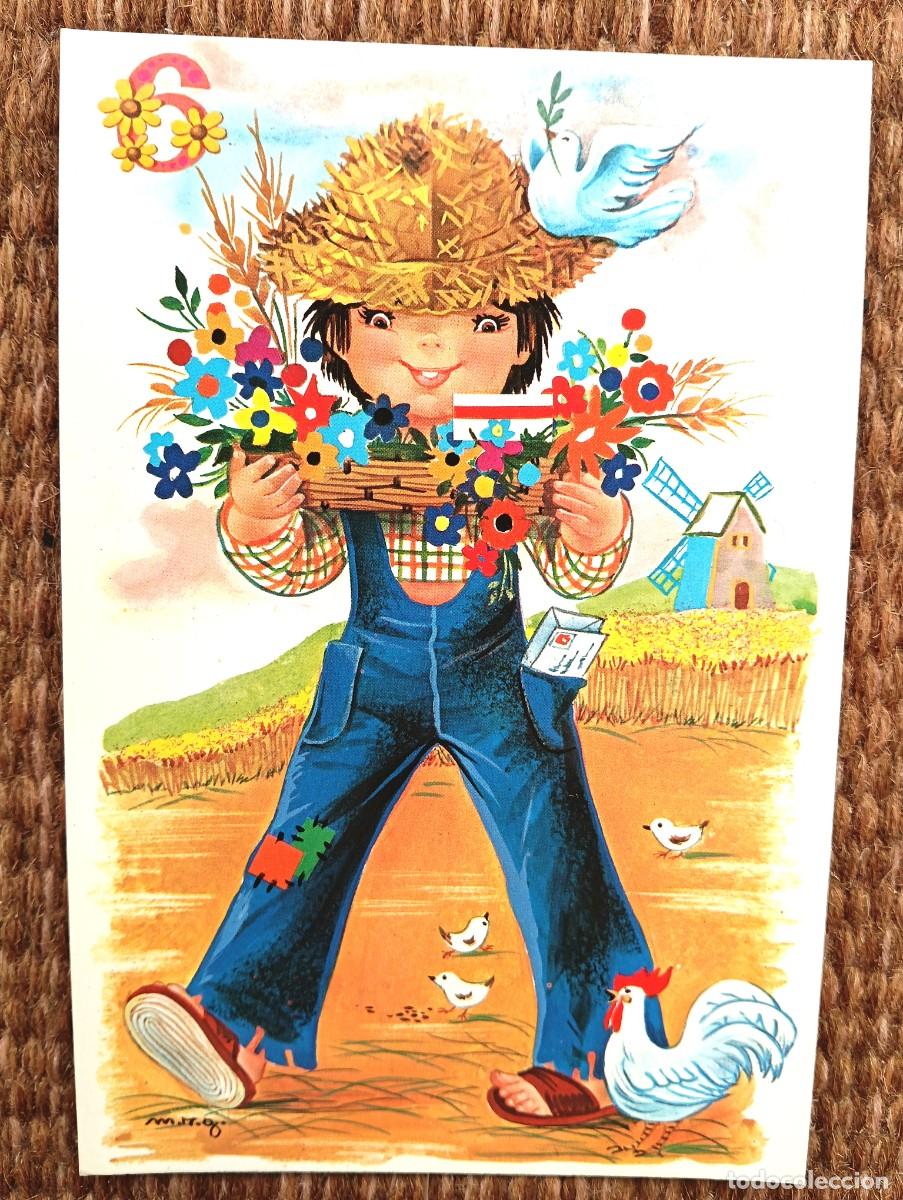 Postales: GRANJERO - ILUSTRACION M.R.G. - ED. C Y Z