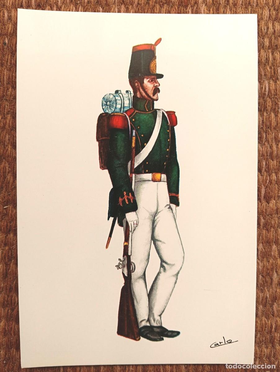 Postales: EJERCITO ESPA&Ntilde;OL - REGIMIENTO DEL REY N&ordm; 1 - 1841 - ED. EDUFRANC