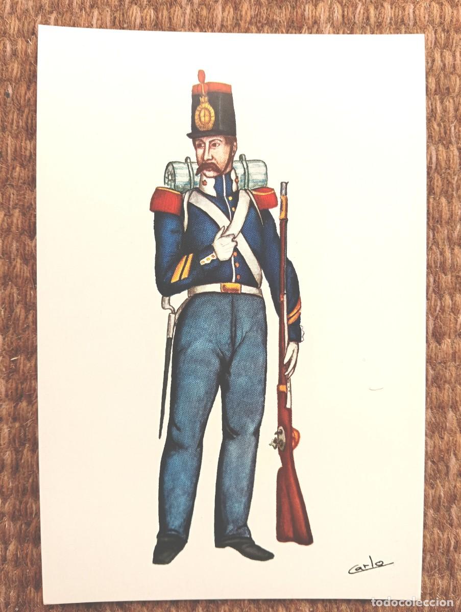 Postales: EJERCITO ESPA&Ntilde;OL - REGIMIENTO DEL REY N&ordm; 1 - 1846 - ED. EDUFRANC