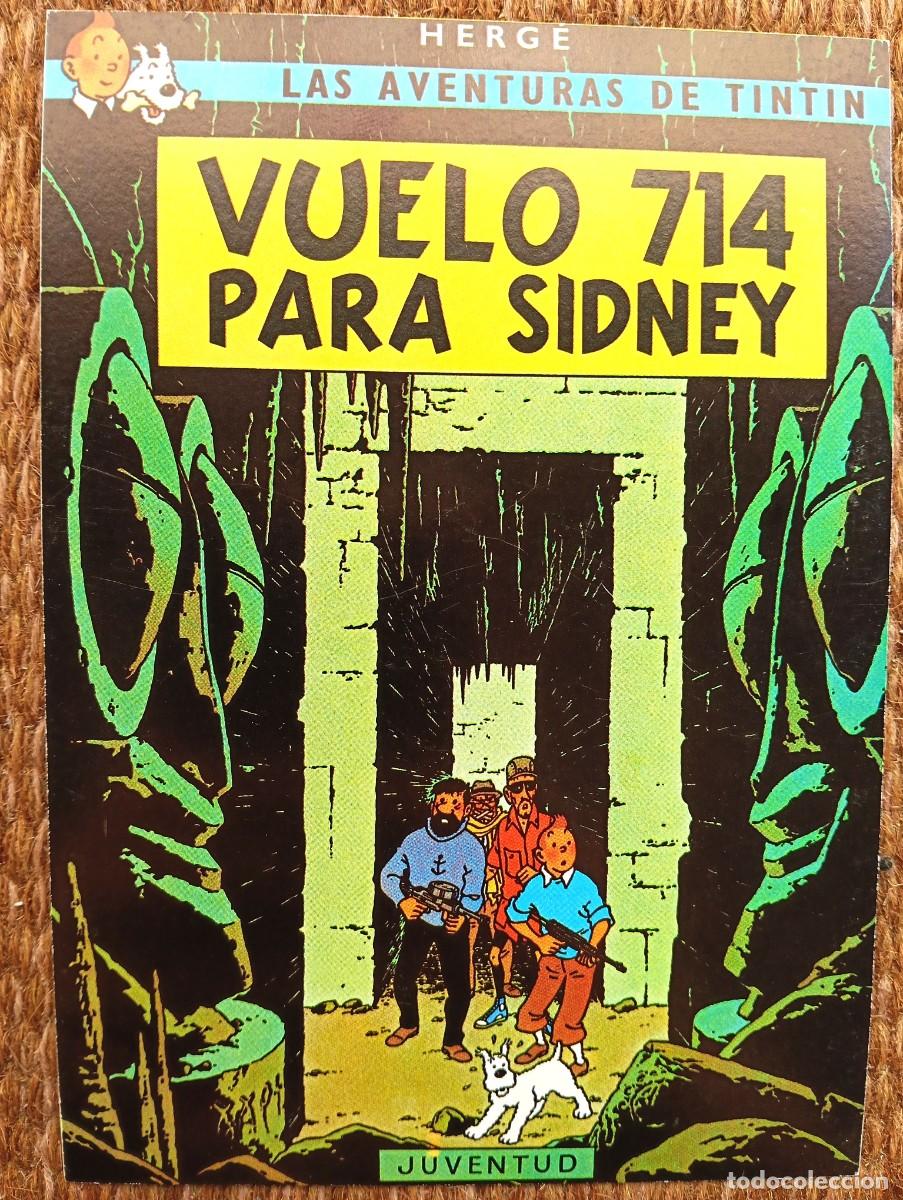 Postales: TINTIN - VUELO 714 PARA SIDNEY - HERGE